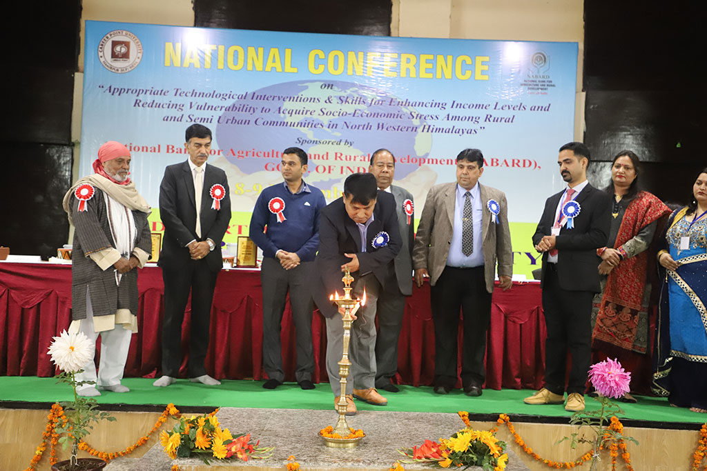 National Conference in collaboration with NABARD (Govt. of India) Chief Guest : Hon'ble Padma Shri Awardee Dr. Anil Prakash Joshi