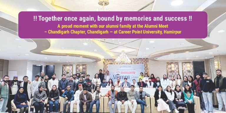 An inspiring reunion of our alumni community at Career Point University, Hamirpur